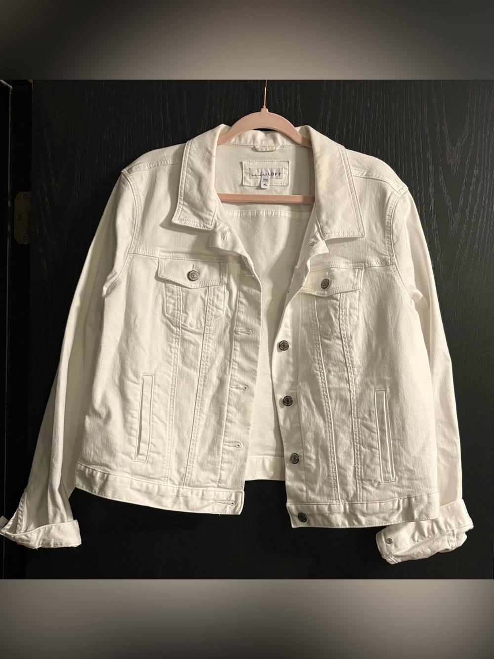 LOFT White Denim Jacket - Women's Jean Jacket